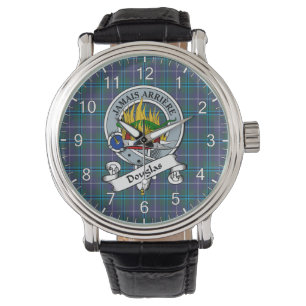 Montre Clan sans temps classique Douglas Badge Tartan Wat
