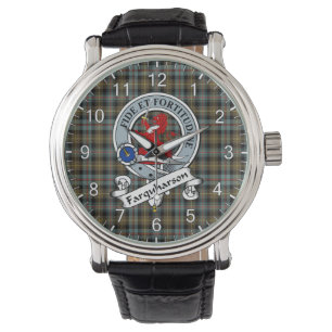 Montre Clan sans temps classique Farquharson Insigne Pati