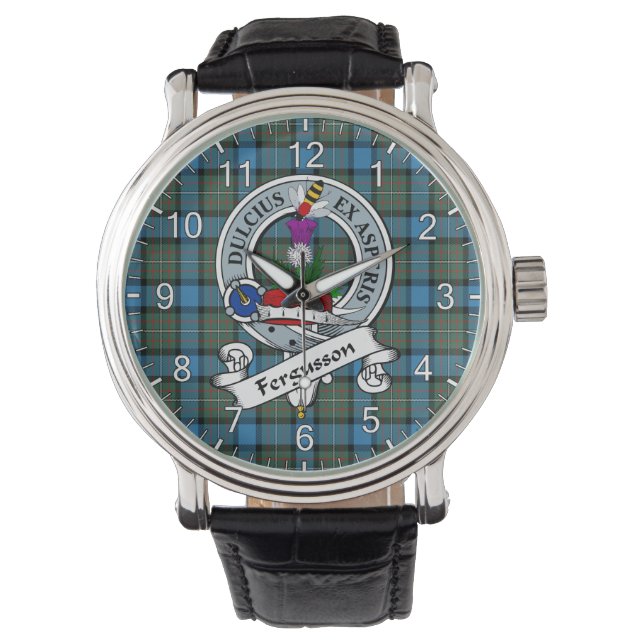 Montre Clan sans temps classique Ferguson Ancien Badge Ta (devant)