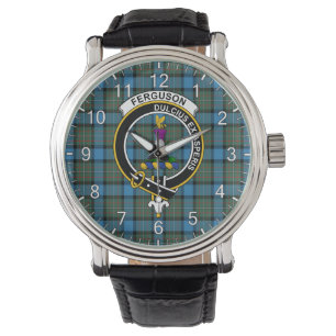 Montre Clan sans temps classique Ferguson Tartan antique