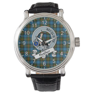 Montre Clan sans temps classique Fletcher de Dunan Badge