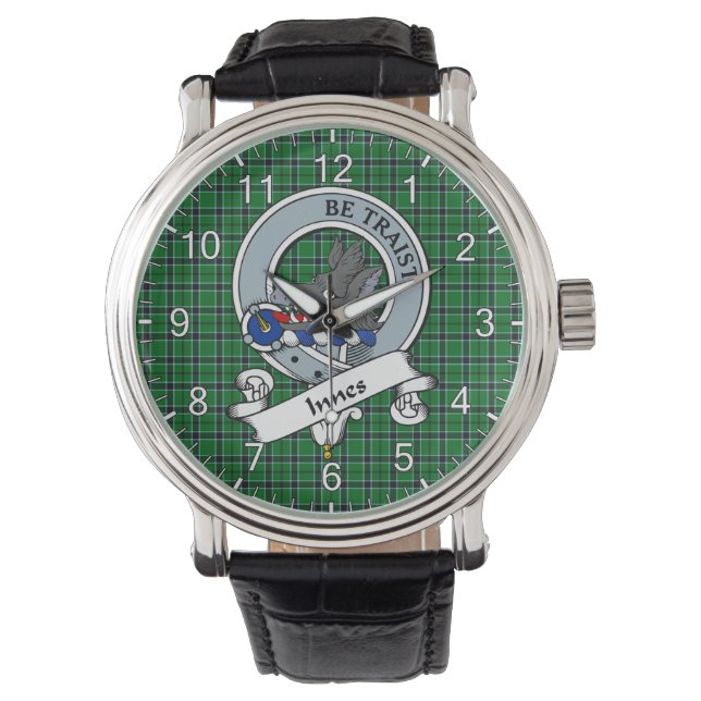 Montre Clan Sans Temps Classique Innes Badge De Chasse Ta (devant)