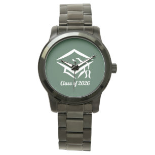 Montre Classe de 20 ? ? Personnaliser DKGRNWHT Année
