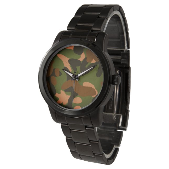 Montre Classic Military Camo Pattern (Incliné)