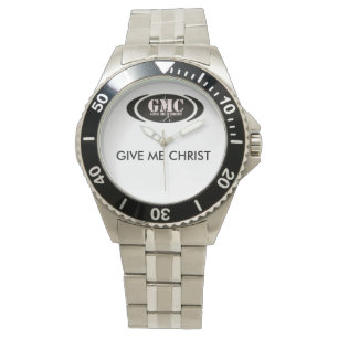 Montre classique d'acier inoxydable de GMC, acier
