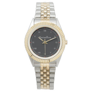 Montre Classique personnalisé Maximillion noir