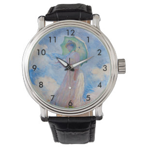 Montre Claude Monet - Femme avec Parasol face à gauche