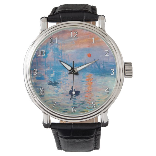 Montre Claude Monet - Impression, lever de soleil (devant)