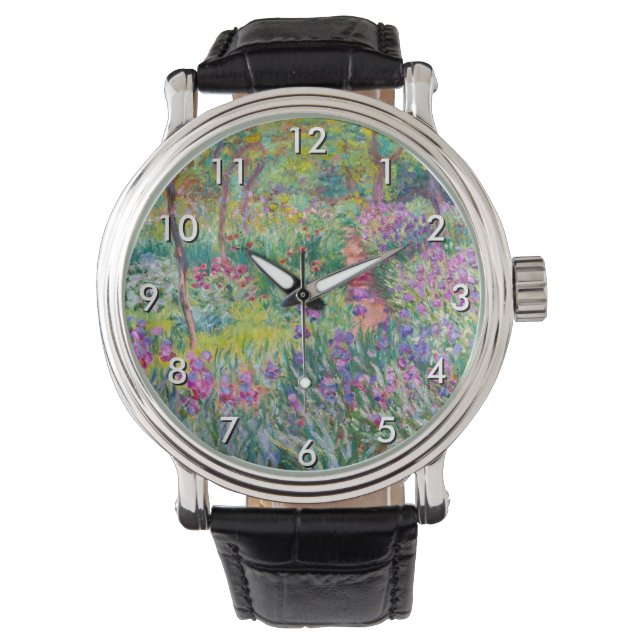 Montre Claude Monet - Le jardin d'Iris à Giverny (devant)