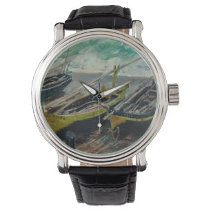 Montre Claude Monet Sky Clouds Bateaux Bateaux Bateaux Me