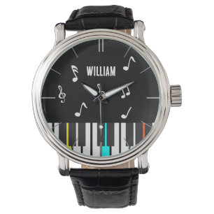 Montre Clavier de piano Musicien personnalisé