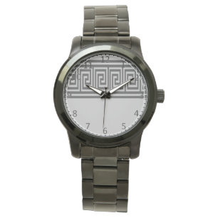 Montre Clavier noir et gris grec