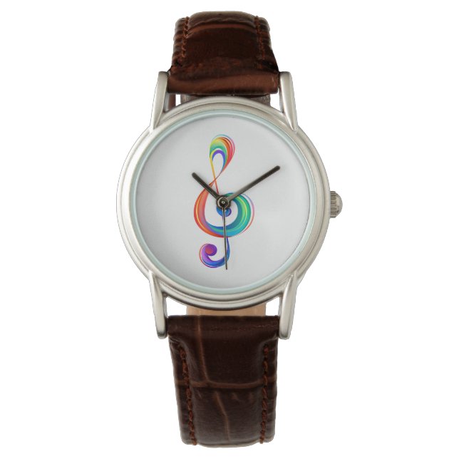 Montre Clé arc-en-ciel (devant)