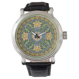 Montre Cloisonne Chine Patter Asiatique Oriental