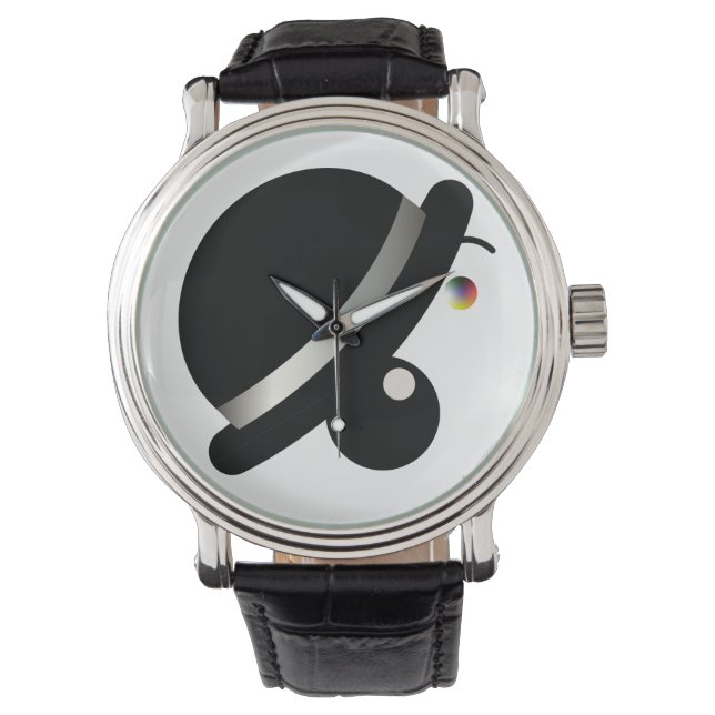 Montre Clown Abstrait d'art (devant)