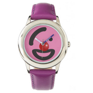 Montre Clown abstrait d'enfants d'art
