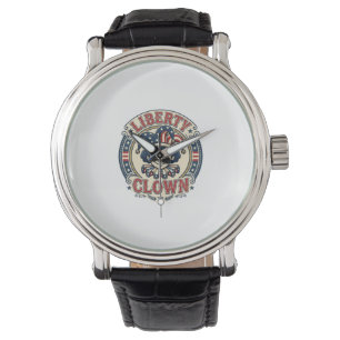 Montre Clown de la Liberté Patriotique Patriotique Clownc