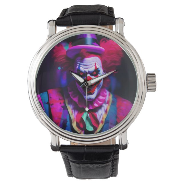 Montre clown effrayant (devant)