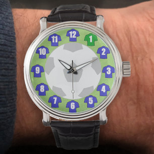 Montre Club de sport Jouer en Chemises Bleues