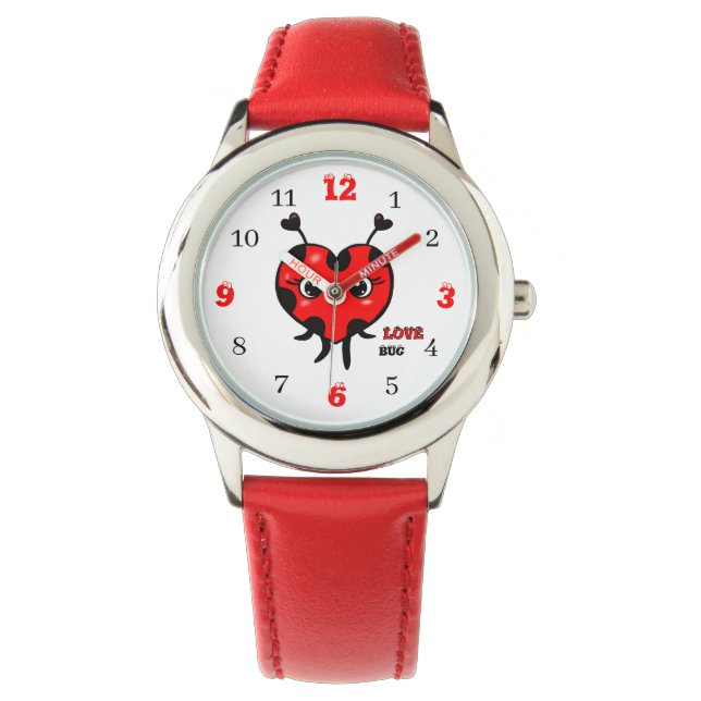 Montre Coccinelle d'amour (devant)