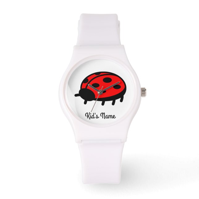 Montre coccinelle rouge (Recto)