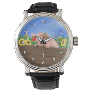 Montre Cochon en Pan