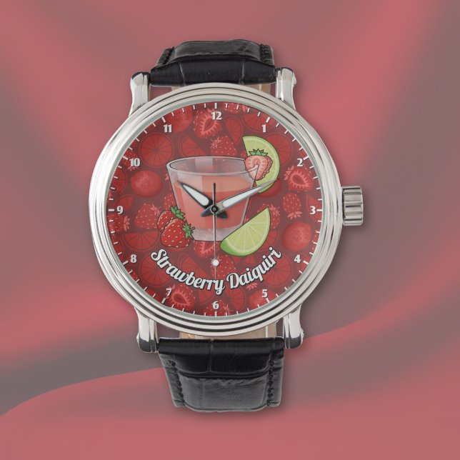 Montre Cocktail Daiquiri à la fraise (Créateur téléchargé)