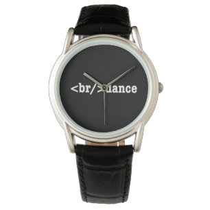 Montre code HTML de rupture