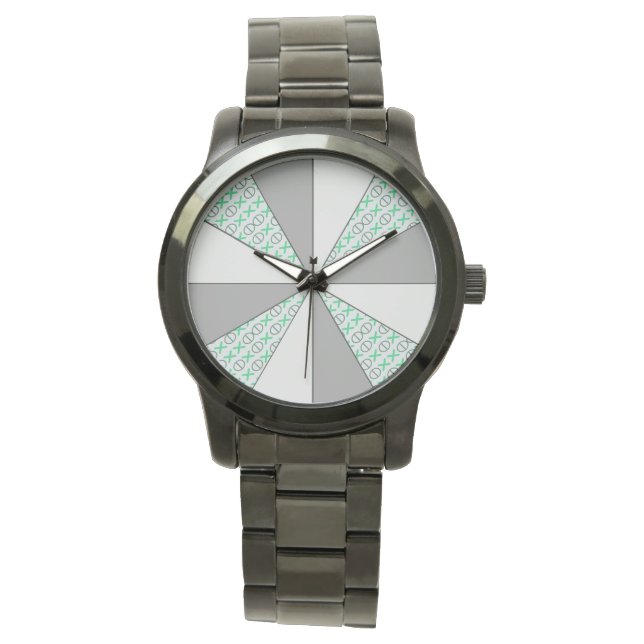 Montre Code réglable couleur gris roulette (devant)