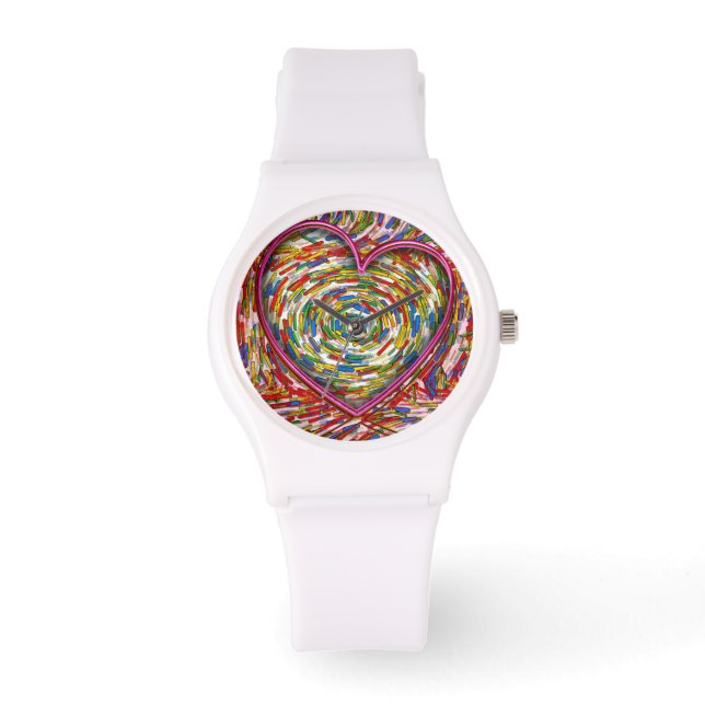 Montre Coeur Abstrait Sprinkles Arte Amour (Recto)