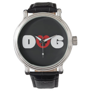 Montre Coeur d'amour de chien
