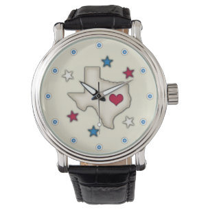 Montre Coeur de rouge du Texas