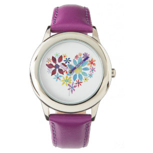 Montre Coeur des fleurs
