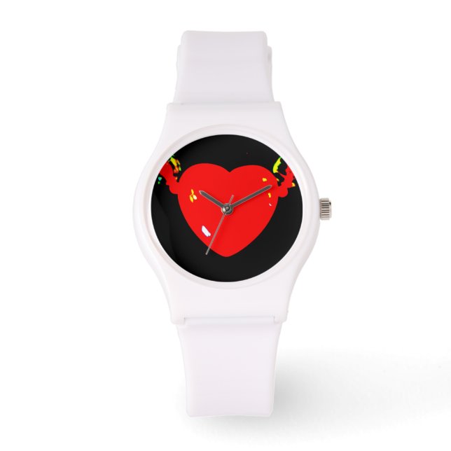 Montre Coeur rouge (Recto)