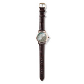 Montre Coeurs bloqués sur le sable de plage (Sangle)