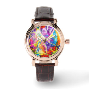 MONTRE COEURS MULTICOULEUR