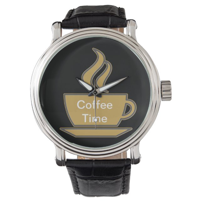 Montre Coffee Lover Wristwatch (devant)