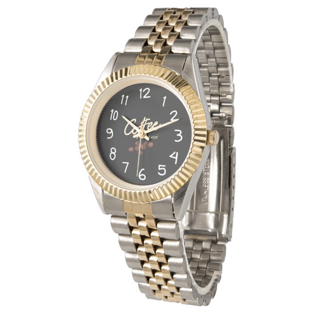Montre Coffee Please Coffee Lover (Incliné)