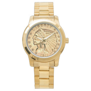 Montre Coin or Indian Head