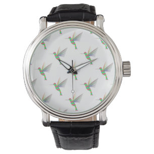 Montre Colibri arc-en-ciel