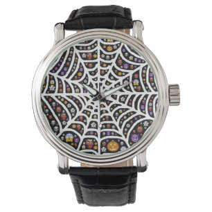 Montre Collage Cobweb Éffrayant effrayant