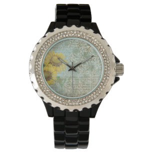 Montre Collage de tournesol
