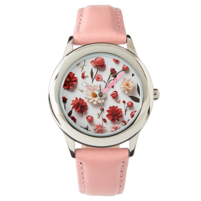 Montre Collection de fleurs printanières (devant)