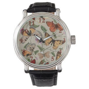 Montre Collection de la papillon Moth Nature Dessin