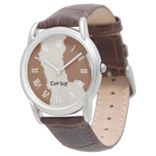 Montre Collection de luxe élégant et tendance en cuir de