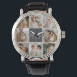 Montre Collection Famille Moderne Photo & cadeau personna<br><div class="desc">Capturez les moments chauds de votre famille moderne dans une photo de collage magnifiquement conçue. Célébrez le rire, l'amour et les souvenirs chéris avec ce chef-d'oeuvre personnalisé, disponible exclusivement sur Zazzle. Créez un montage étonnant qui résume l'essence de votre dynamique familiale unique - des célébrations marquantes aux aventures quotidiennes. Conçu...</div>
