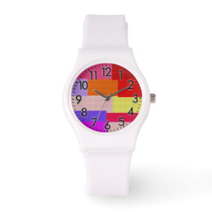 Montre colorée