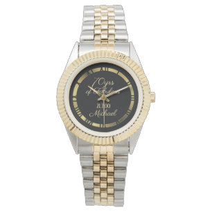 Montre commémorative personnalisée - homme femme e