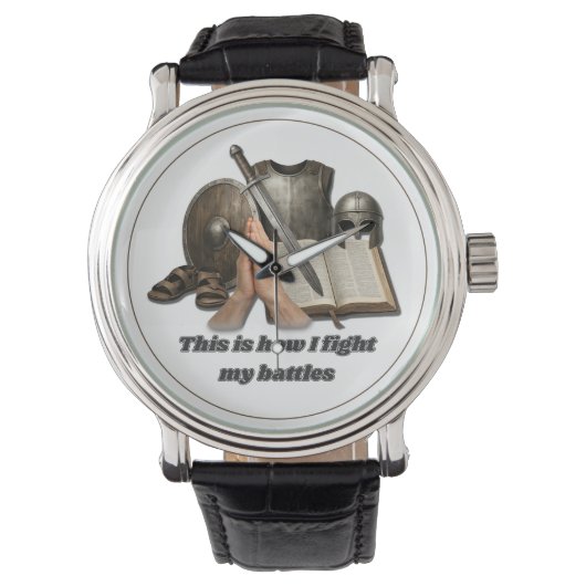 Montre Comment je mène mes batailles (devant)
