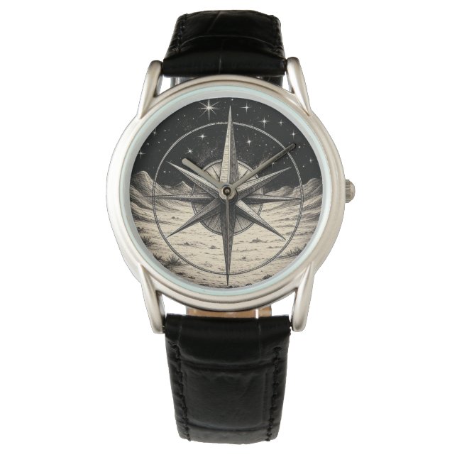 Montre Compas céleste du désert silencieux (devant)